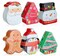 Xmas Metal Candy Tins with Lids 6 Pcs Christmas Cookie Tin Box Set Cookie Jar Food Storage Containers Christmas Gift Packing Solution for Storing Candy Chocolate Biscuits Favor for a Christmas Party